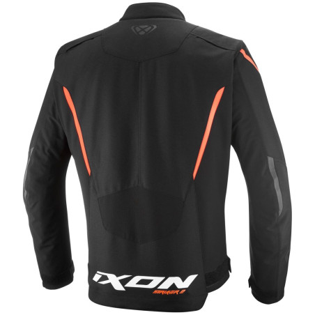 BLOUSON IXON STRIKER 2 HOMME NOIR / ORANGE