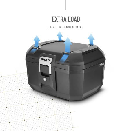 TOP CASE SHAD TR46 TERRA 46L NOIR