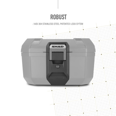 TOP CASE SHAD TR46 TERRA 46L NOIR