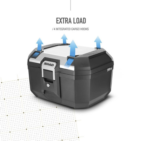TOP CASE SHAD TR46 TERRA 46L ALUMINIUM
