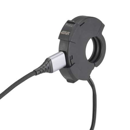 CHARGEUR GUIDON USB ET USB-C GIVI S120