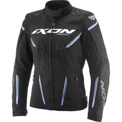 BLOUSON IXON STRIKER 2 LADY FEMME NOIR / LAVANDE