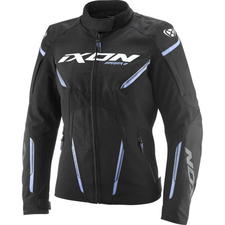 BLOUSON IXON STRIKER 2 LADY FEMME NOIR / LAVANDE