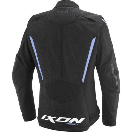 BLOUSON IXON STRIKER 2 LADY FEMME NOIR / LAVANDE