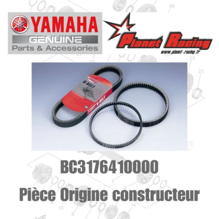 COURROIE TRAPEZOIDAL DE VARIATEUR BC3176410000 ORIGINE YAMAHA TMAX 530 2017 - 2019