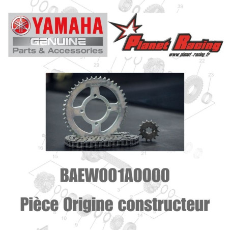 KIT CHAINE ORIGINE BAEW001A0000 YAMAHA XSR 900 2020 - 2021