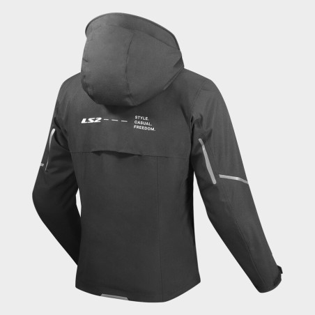 VESTE MOTO LS2 AXEL FEMME NOIR :