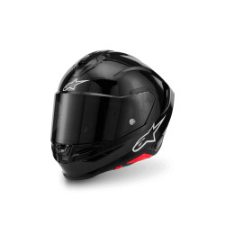 CASQUE INTEGRAL ALPINESTARS S-R7 SOLID NOIR BRILLANT