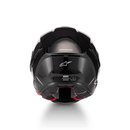 CASQUE INTEGRAL ALPINESTARS S-R7 SOLID NOIR BRILLANT