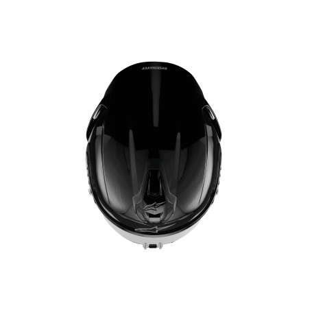 CASQUE INTEGRAL ALPINESTARS S-R7 SOLID NOIR BRILLANT