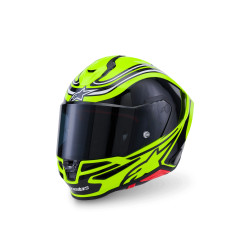 CASQUE ALPINESTARS S-R7 ZEAL JAUNE / NOIR / BLANC