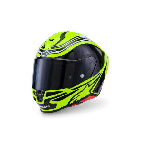 CASQUE ALPINESTARS S-R7 ZEAL JAUNE / NOIR / BLANC