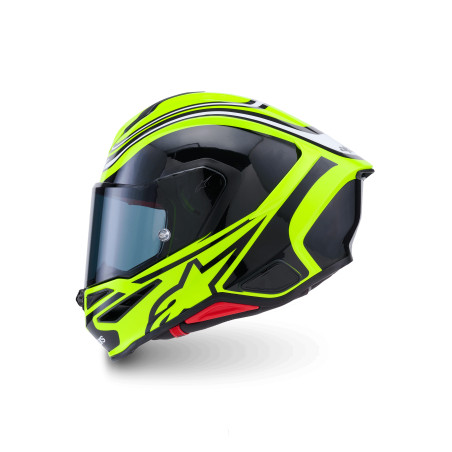 CASQUE ALPINESTARS S-R7 ZEAL JAUNE / NOIR / BLANC