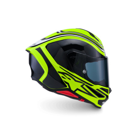 CASQUE ALPINESTARS S-R7 ZEAL JAUNE / NOIR / BLANC