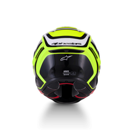 CASQUE ALPINESTARS S-R7 ZEAL JAUNE / NOIR / BLANC