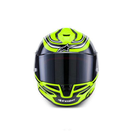 CASQUE ALPINESTARS S-R7 ZEAL JAUNE / NOIR / BLANC