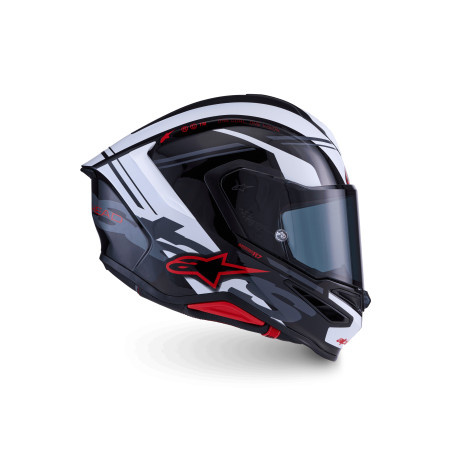 CASQUE ALPINESTARS S-R7 A-CORE NOIR / BLANC / ROUGE
