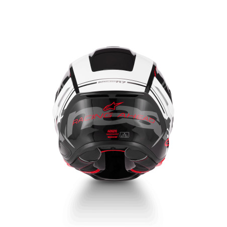 CASQUE ALPINESTARS S-R7 A-CORE NOIR / BLANC / ROUGE