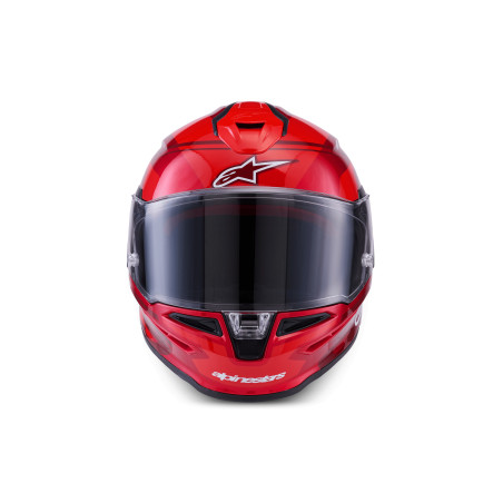 CASQUE INTEGRAL ALPINESTARS S-R7 A-CORE ROUGE / ROUGE / BLANC BRILLANT