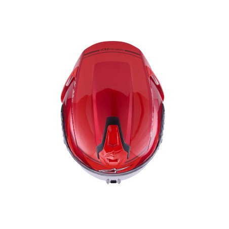 CASQUE INTEGRAL ALPINESTARS S-R7 A-CORE ROUGE / ROUGE / BLANC BRILLANT