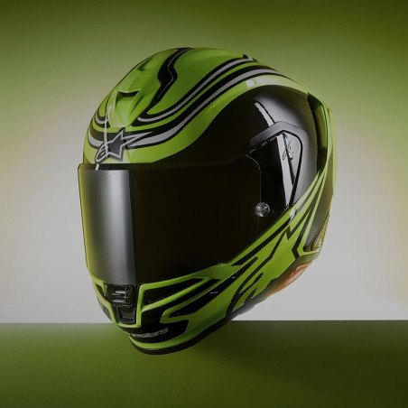 CASQUE ALPINESTARS S-R7 ZEAL JAUNE / NOIR / BLANC