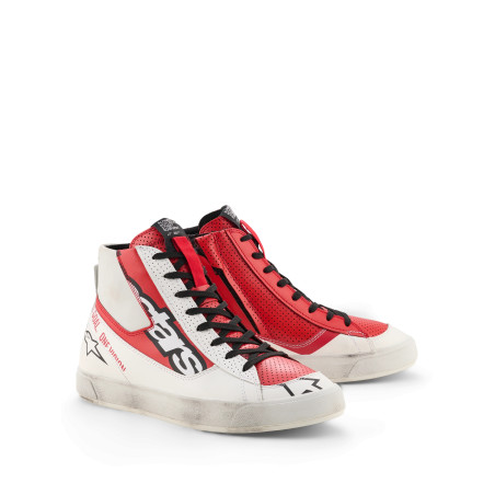 BASKETS ALPINESTARS STATED FLAIR BLANC / ROUGE