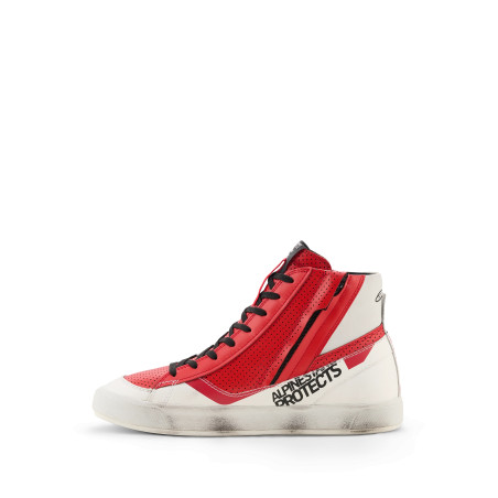 BASKETS ALPINESTARS STATED FLAIR BLANC / ROUGE