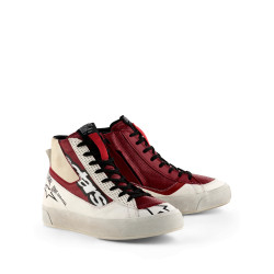 BASKETS FEMME ALPINESTARS STELLA STATED FLAIR BLANC / ROUGE