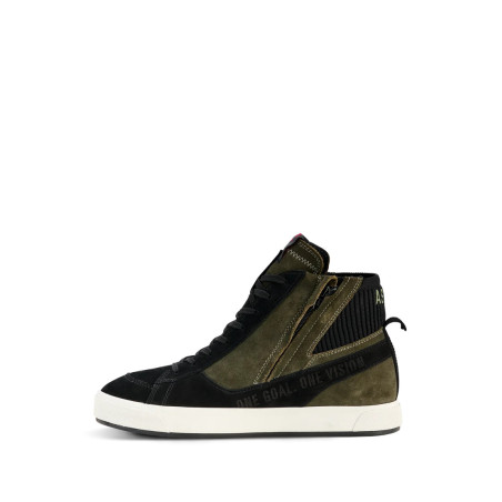 BASKETS ALPINESTARS STATED WATERPROOF  KAKI / NOIR / BLANC