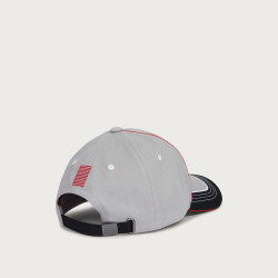 CASQUETTE YAMAHA REVS PULSE 2027 / 2028 ADULTE ASPEN GRIS / ROUGE