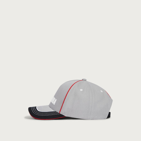 CASQUETTE YAMAHA REVS PULSE 2027 / 2028 ADULTE ASPEN GRIS / ROUGE