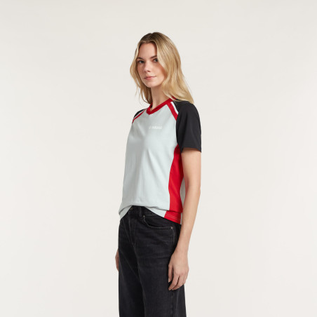 T-SHIRT YAMAHA REVS 2027 / 2028 PULSE FEMME BAYUGA GRIS / ROUGE / NOIR