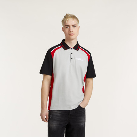 POLO YAMAHA REVS 2027 /2028 PULSE UNISEXE PARGAS GRIS / ROUGE / NOIR