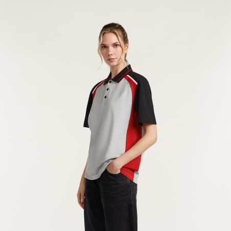 POLO YAMAHA REVS 2027 /2028 PULSE UNISEXE PARGAS GRIS / ROUGE / NOIR