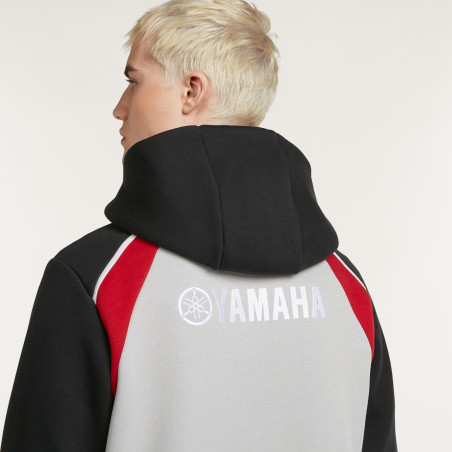 SWEAT A CAPUCHE YAMAHA REVS 2027 / 2028 PULSE HOMME SALO GRIS / ROUGE / NOIR