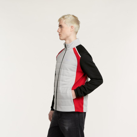 SWEAT MATELASSÉ YAMAHA REVS 2027 / 2028 PULSE UNISEXE BATAC GRIS / ROUGE / NOIR