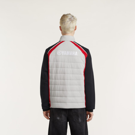 SWEAT MATELASSÉ YAMAHA REVS 2027 / 2028 PULSE UNISEXE BATAC GRIS / ROUGE / NOIR