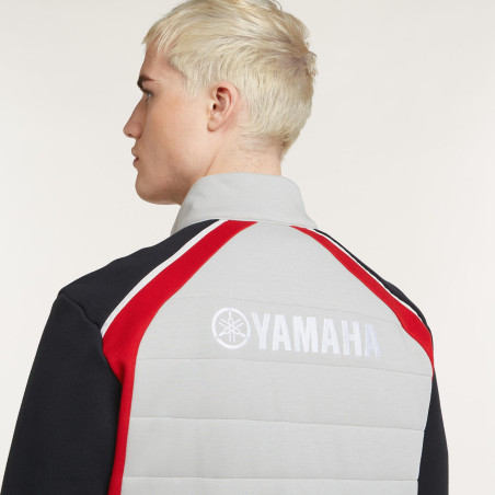 SWEAT MATELASSÉ YAMAHA REVS 2027 / 2028 PULSE UNISEXE BATAC GRIS / ROUGE / NOIR