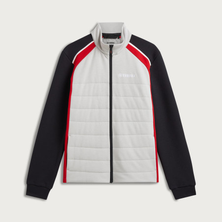 SWEAT MATELASSÉ YAMAHA REVS 2027 / 2028 PULSE UNISEXE BATAC GRIS / ROUGE / NOIR