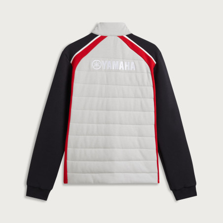 SWEAT MATELASSÉ YAMAHA REVS 2027 / 2028 PULSE UNISEXE BATAC GRIS / ROUGE / NOIR