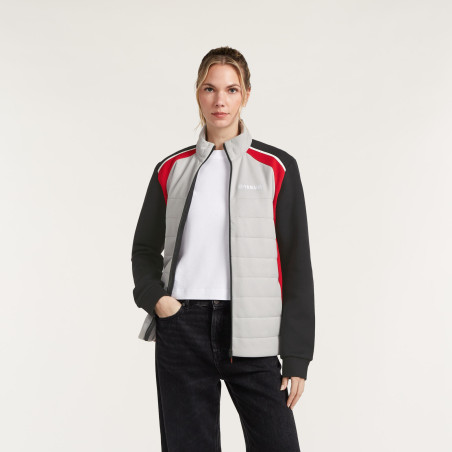 SWEAT MATELASSÉ YAMAHA REVS 2027 / 2028 PULSE UNISEXE BATAC GRIS / ROUGE / NOIR