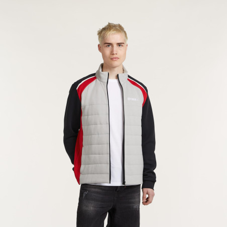 SWEAT MATELASSÉ YAMAHA REVS 2027 / 2028 PULSE UNISEXE BATAC GRIS / ROUGE / NOIR