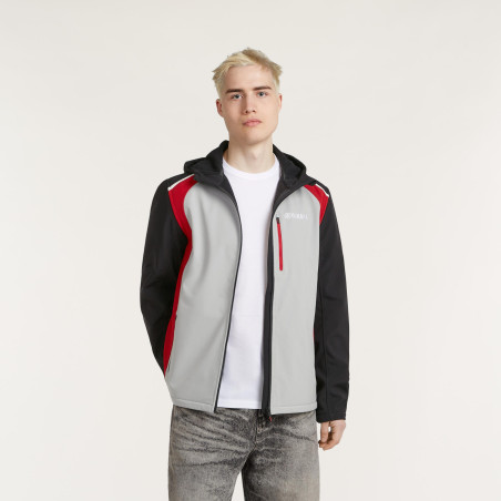 VESTE SOFTSHELL YAMAHA REVS 2027 / 2028 PULSE HOMME KEMI GRIS / ROUGE / NOIR