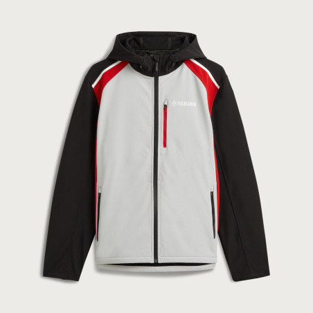 VESTE SOFTSHELL YAMAHA REVS 2027 / 2028 PULSE HOMME KEMI GRIS / ROUGE / NOIR