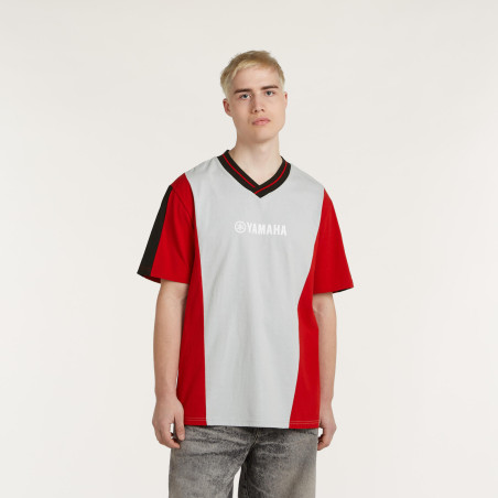 T-SHIRT YAMAHA REVS 2027 / 2028 EDITION UNISEXE QUEZ GRIS / ROUGE / NOIR