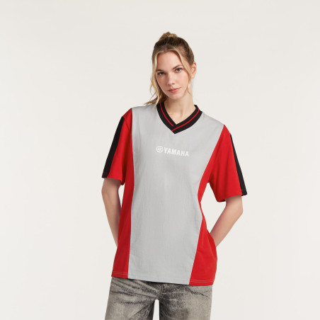 T-SHIRT YAMAHA REVS 2027 / 2028 EDITION UNISEXE QUEZ GRIS / ROUGE / NOIR
