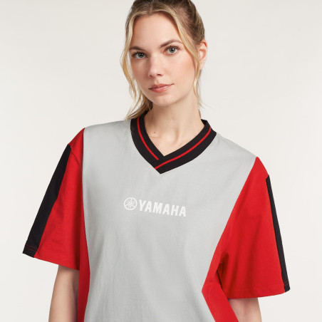 T-SHIRT YAMAHA REVS 2027 / 2028 EDITION UNISEXE QUEZ GRIS / ROUGE / NOIR