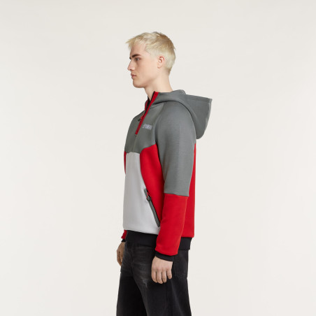 SWEAT A CAPUCHE YAMAHA REVS 2027 / 2028 EDITION UNISEXE PALAY GRISE / ROUGE