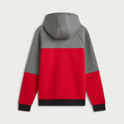 SWEAT A CAPUCHE YAMAHA REVS 2027 / 2028 EDITION UNISEXE PALAY GRISE / ROUGE