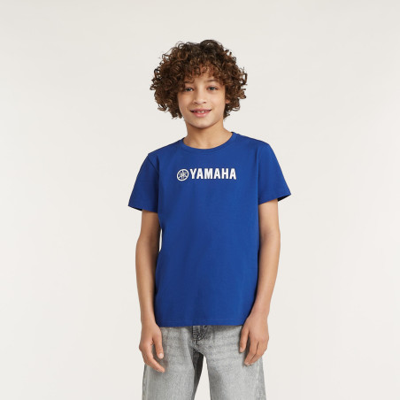 T-SHIRT YAMAHA PADDOCK BLEU 2027 ESSENTIALS ENFANT BRU BLEU